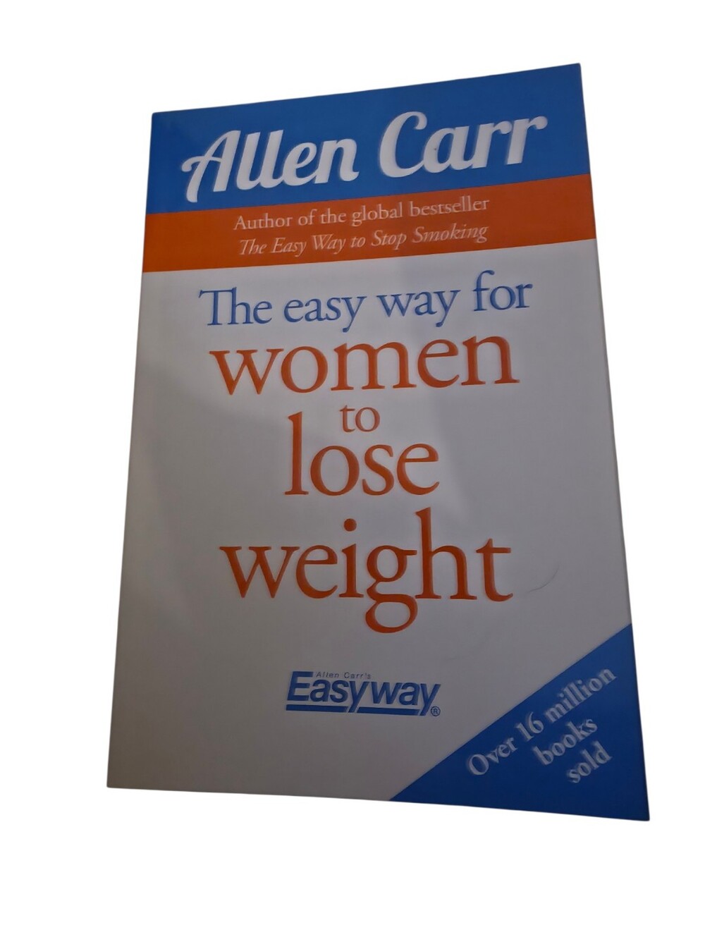 Allen Carr The Easy Way for Women to Lose Weight - White & Blue Cover